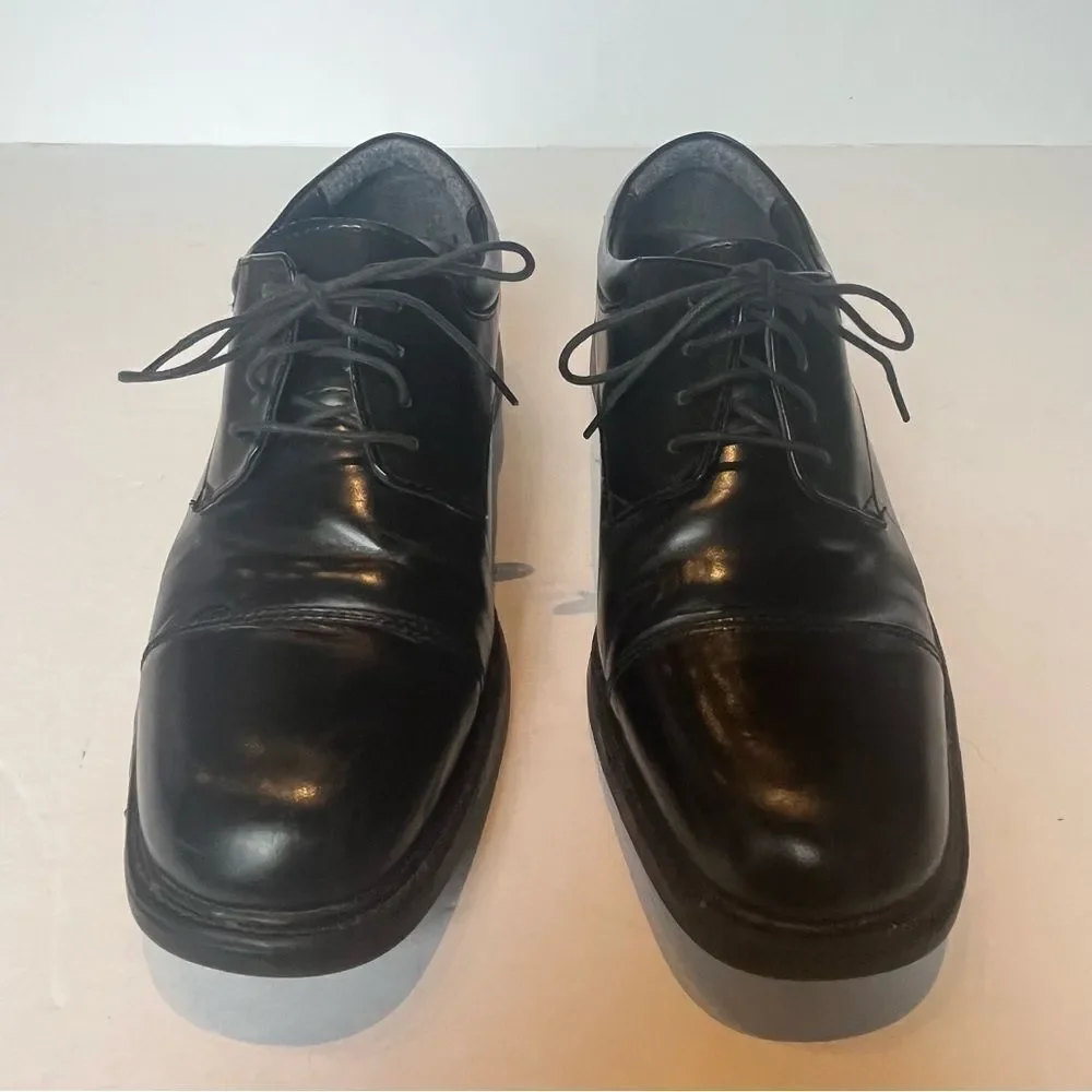 Nunn Bush Classic Black Men's Dress Shoes Lace Up Size 9M Oxfords